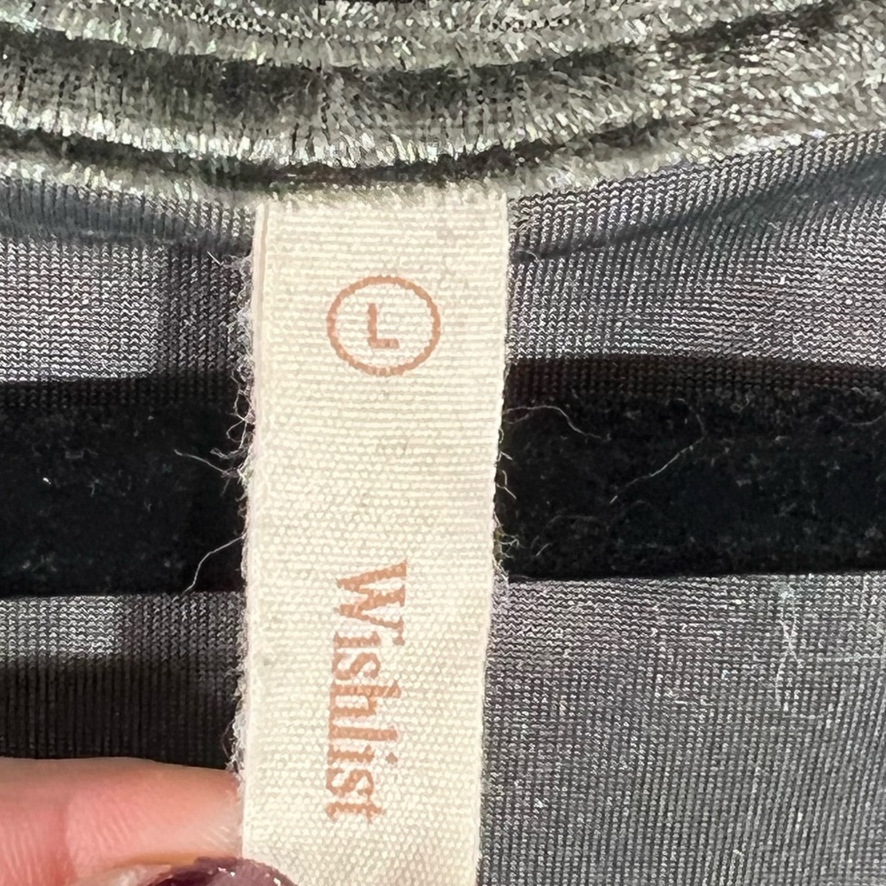 Wishlist Long Sleeve V-Neck Blouse - Picture 3 of 5